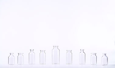 Het scherm die Farmaceutische Duidelijke Glasflessen/Medische Glasflesjes drukken