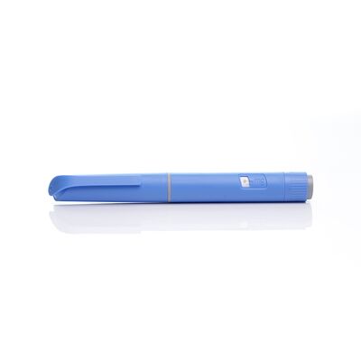 Eenmalige injectiepen met verstelbare dosering en interne rotatie voor precieze injecties